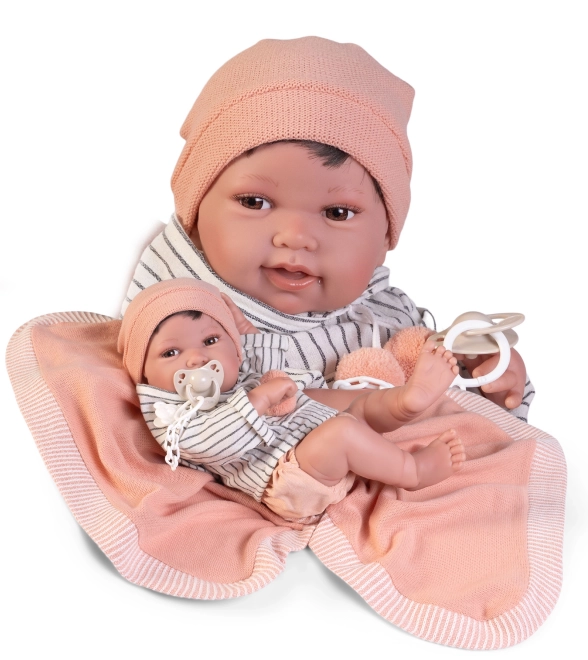 Realistic Baby Doll with Full Vinyl Body - 42 cm