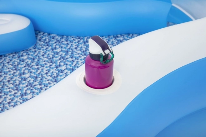 Inflatable Family Pool with Window and Seating