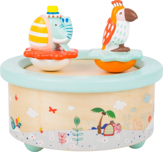 Musical Box with Elephant and Parrot by Small Foot