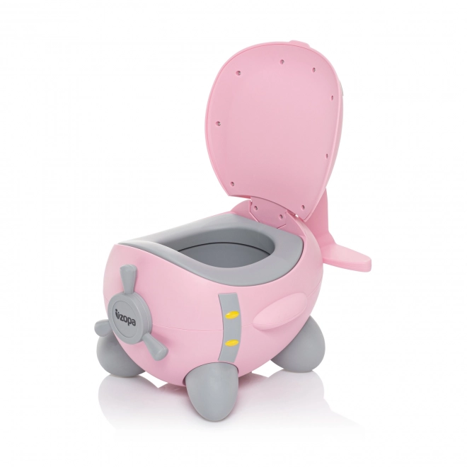 Airplane Potty Trainer Blush Pink