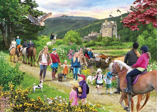 Gibsons Puzzle Scottish Highlands Journey 1000 Pieces