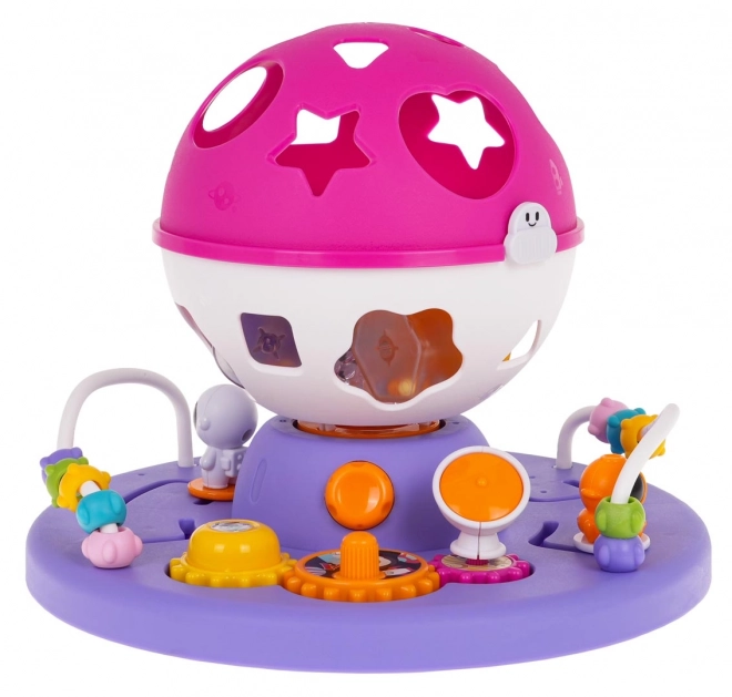 Interactive Shape Sorter with Lights and Sound - Pink