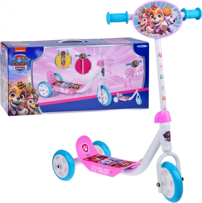 Children's Three-Wheeled Scooter Paw Patrol Pink