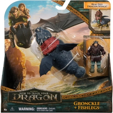 Jak vycvičit draka - Drak a viking Gronckle a Rybinoha