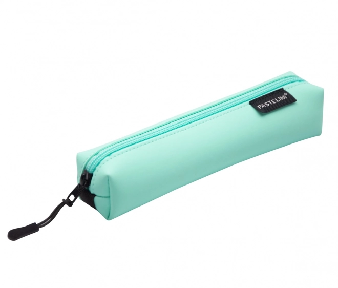 Slim Green Pencil Case with Elastic Band