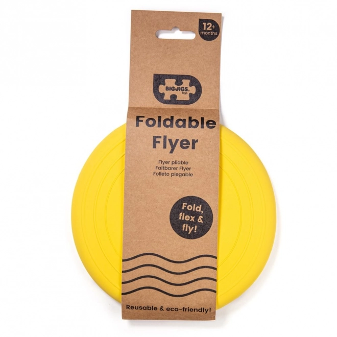 Bigjigs Frisbee Yellow Honey