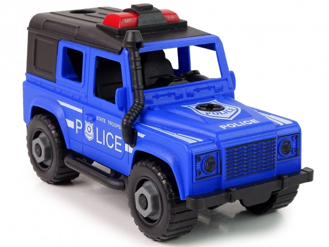 Police Off-Road Transporter DIY Set