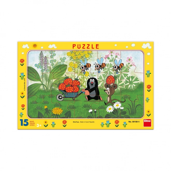 Krtko on an Adventure Paper Puzzle 15 Pieces