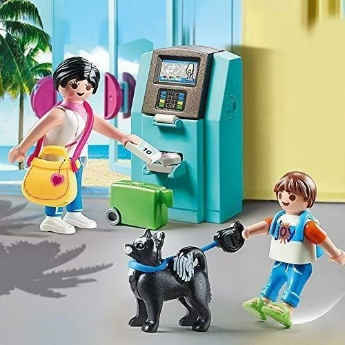 Playmobil Tourists with ATM