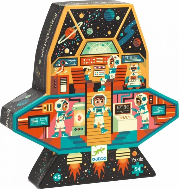 Djeco Space Station Puzzle 54 Pieces