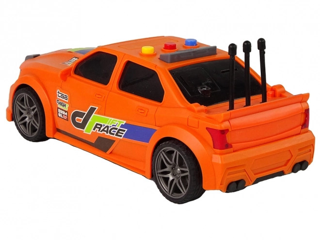 Orange Racing Sports Car with Sound 1:16