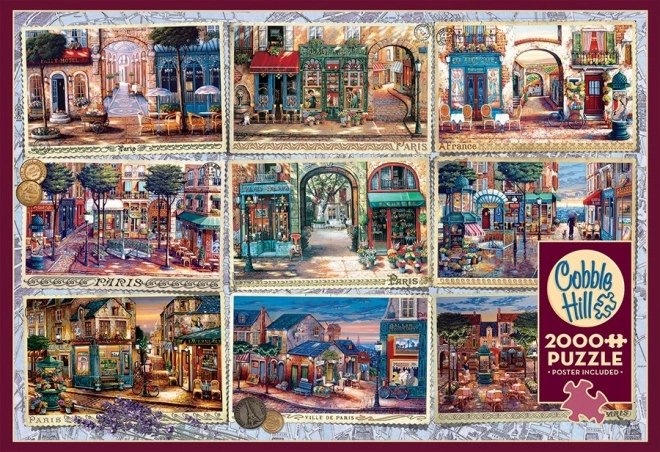 cobble hill puzzle paris memories 2000 pieces