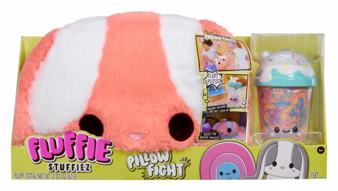 Fluffie Stuffiez Pillow Fight Rabbit Pillow