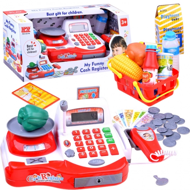 Elegant Children's Toy Cash Register Set