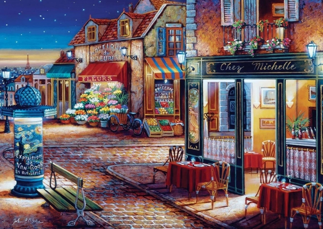 Cafe Chez Michelle 500 Piece Puzzle