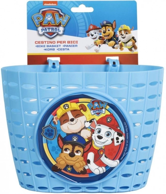 Kids Bicycle Basket Paw Patrol