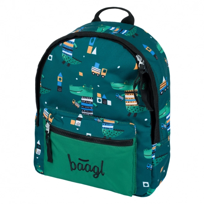 Baagl Preschool Backpack Crocodile