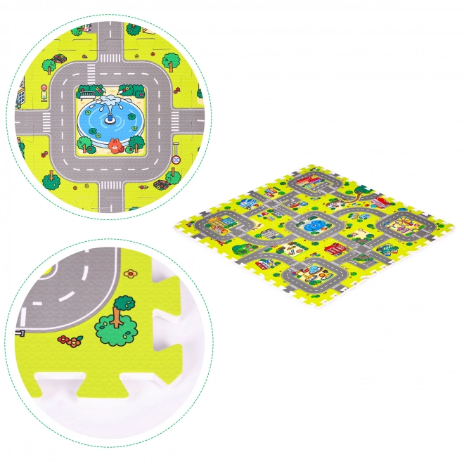 Foam Puzzle Mat City 9 Piece