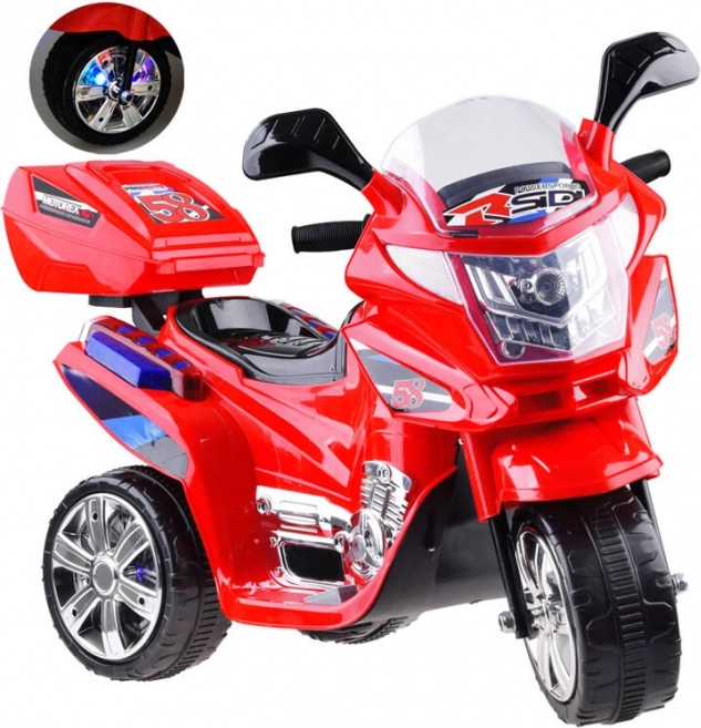 Luminosa illuminazione LED su tutta la moto