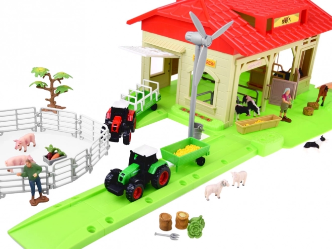 Mega Farm with Tractors and Animals Set