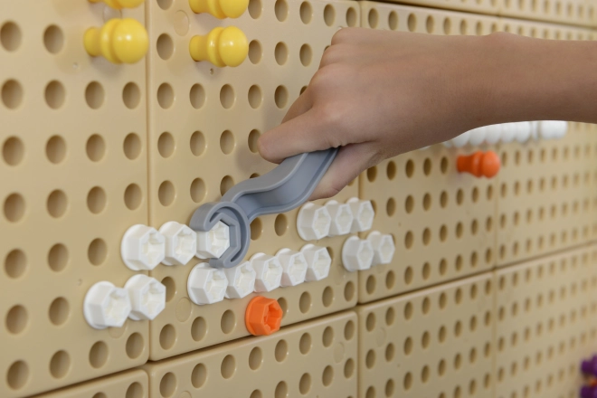 Masterkidz Tool Set with Drill and 8 Elements for STEM Science-Creative Board