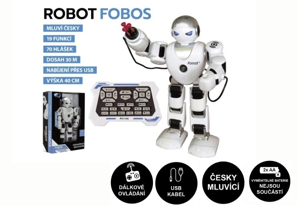 Interactive Walking Robot Fobos