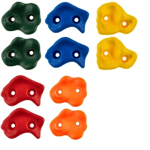 Children's Rock Climbing Holds Set - 10 Pieces