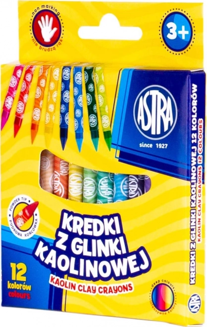 ASTRA Kaolin Crayons 12pcs