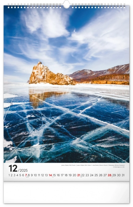 Notique wall calendar water 2025