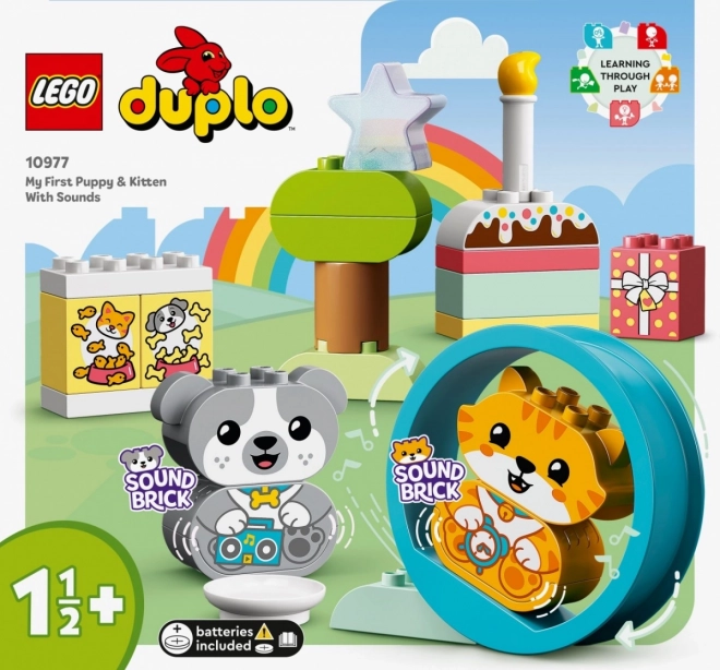 LEGO DUPLO Môj prvý psík a mačička so zvukmi