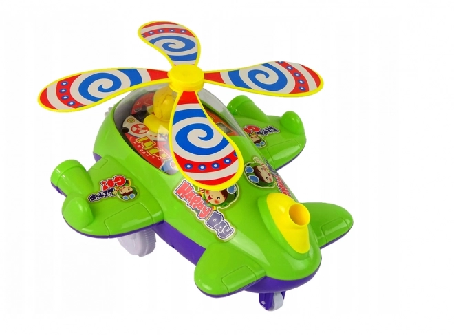 Push Airplane Toy with Bell