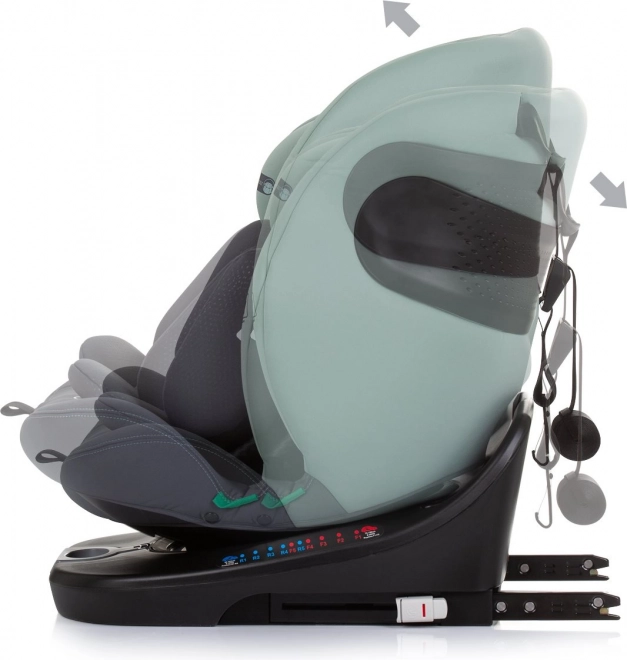 Chipolino 360° Motion Car Seat Pastel Green