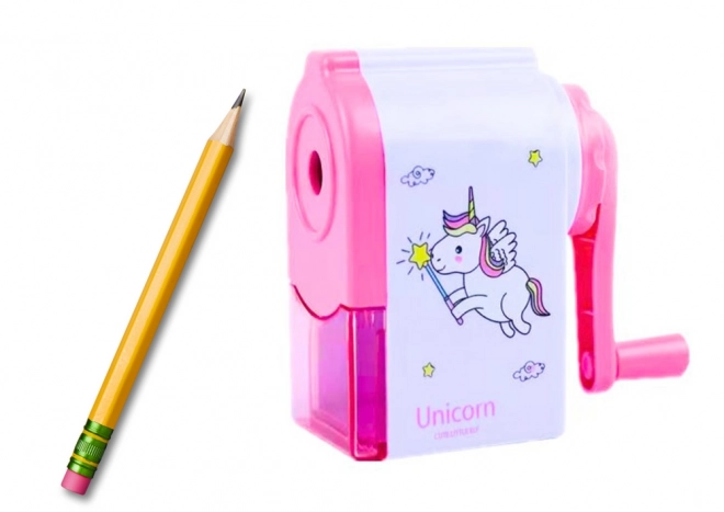 Pink Unicorn Crank Sharpener