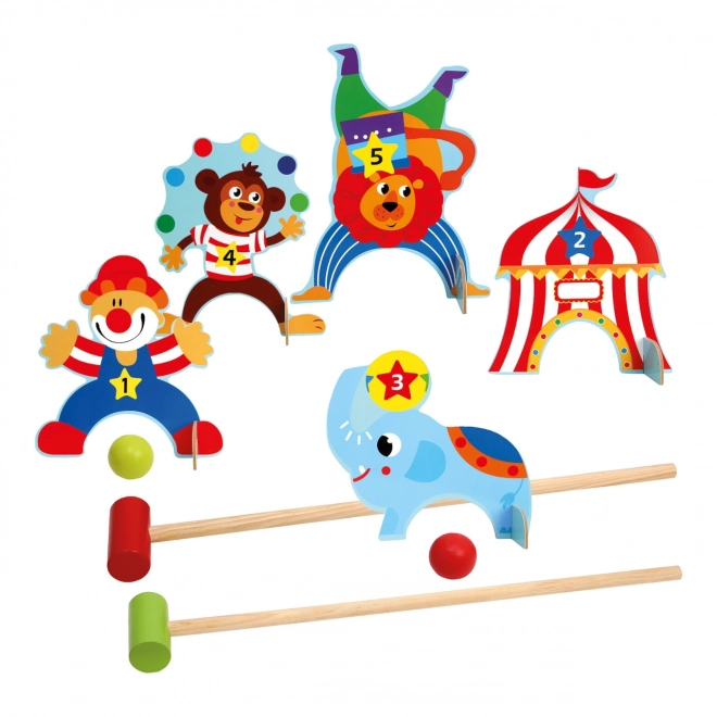 Bino Children's Circus Croquet Set