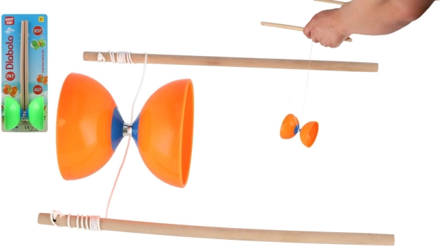 Velké diabolo sada plast/dřevo