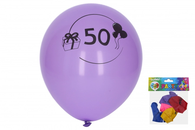 Inflatable Balloons Set with Number 50