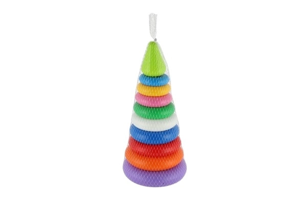 Colorful Ring Stacking Pyramid Toy