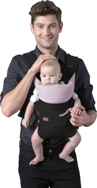 Chipolino Baby Carrier Comfy Black Pink