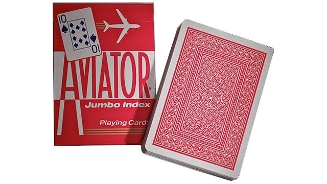 Aviator Jumbo Index Poker Cards