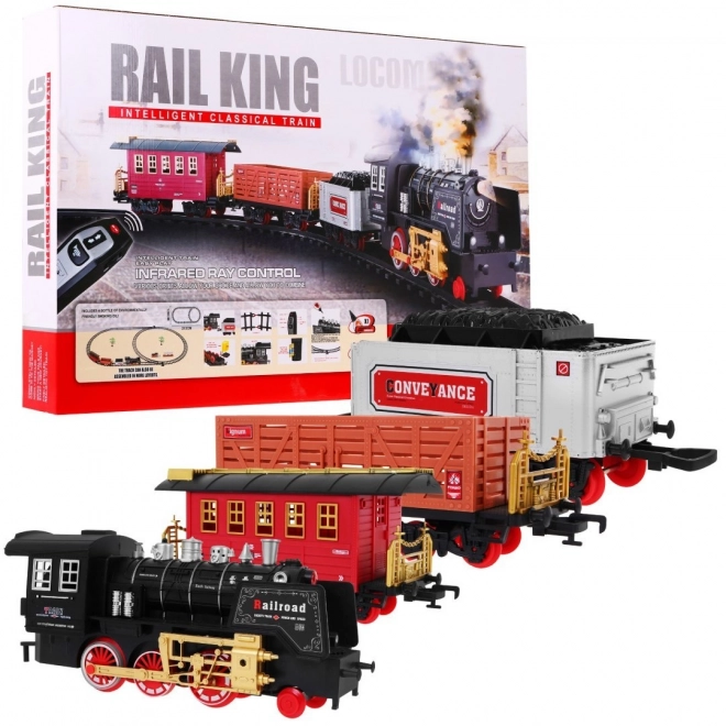 Remote Controlled Smoky Train Set for Kids