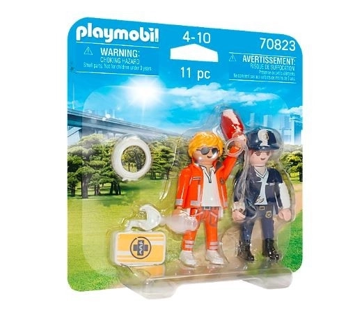 Emergency Doctor and Policewoman Duo Pack from Playmobil