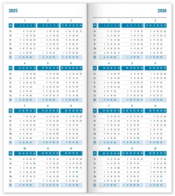 Pocket Planner Flowers 2025