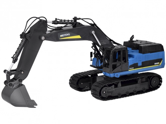 Remote Controlled Excavator with Smoke and LED Effects