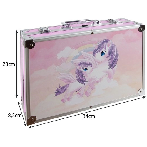 Painting Set in Suitcase with Unicorn