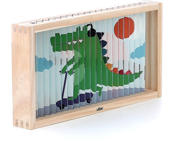 Puzzle en bois 4D Animaux par Vilac