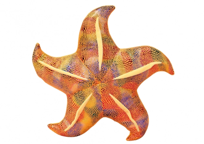 Yellow Starfish Plush Pillow