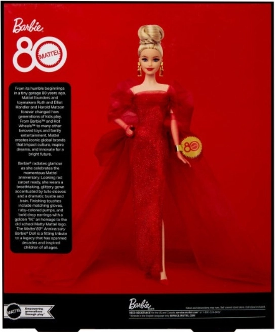 Collector's Barbie Signature for Mattel's 80th Anniversary
