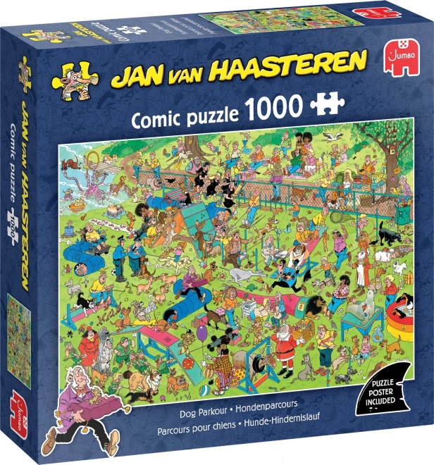 Puzzle Jan van Haasteren Kutyapark 1000 darab