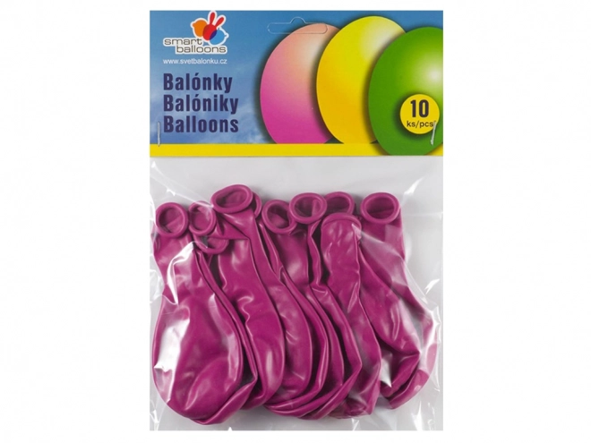 Set Palloncini Gonfiabili 10 pezzi fucsia 26 cm