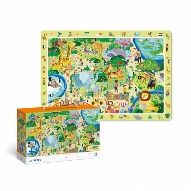 Zoo Animals Educational Puzzle 80 Pieces